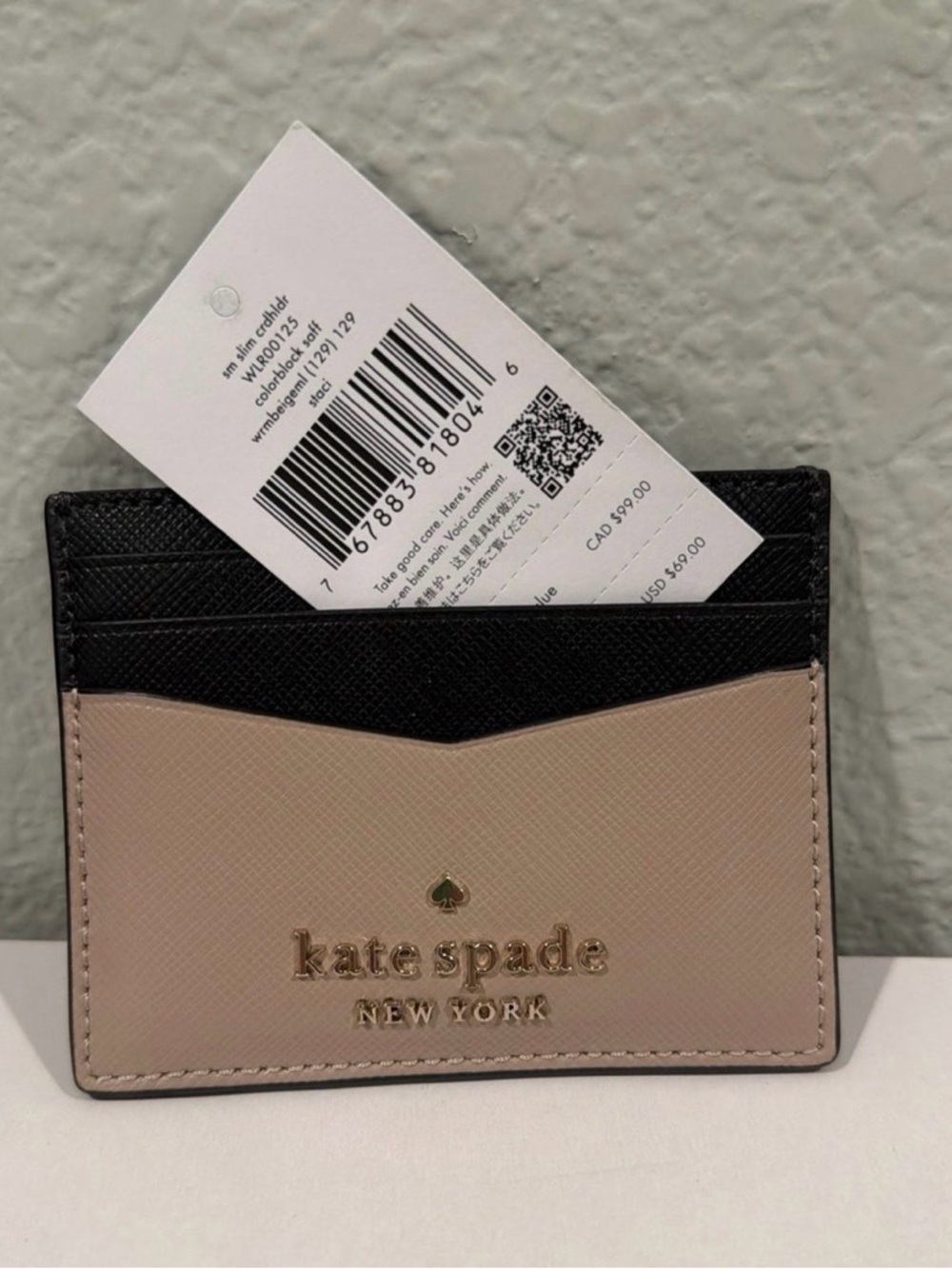Kate Spade NWT slim cardholder